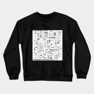 a cyberpunk label. arasaka. Crewneck Sweatshirt